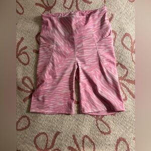 bebe Pink Patterned Women's Bike Shorts
